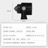 Faro LED para motocicleta vehículo todoterreno luz de modificación luz puntual de pistola de acero grande luz brillante incorporada de largo y corto alcance fabricantes venta al por mayor