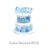Amazon Nuevo Suministros para Fiesta Temática Hielo y Nieve Vajilla de Cumpleaños Decoración de Fiesta Suministros para Arreglo de Fiesta