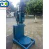 Máquina de corte vertical de barril de ferro grande, semiautomática, máquina de abertura e corte de barril de óleo residual, equipamento de corte de barril químico hidráulico