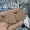 Colgante de Buda Imitación Hetian con Múltiples Gemas, Material de Azúcar Transparente Color Agua, Buda Maitreya de Polvo de Raíz de Loto, Colgante de Jade Buda Sonriente de Doble Cara