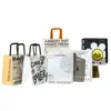 Bolsas de Regalo Personalizadas de Papel Kraft Bolsas para Llevar Leche con Té Café Repostería Bolsas de Embalaje para Llevar Bolsas de Papel para Pan