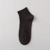 Calcetines cortos de verano para hombre, finos, de algodón de doble aguja, de color liso, absorbentes del sudor, desodorantes, venta al por mayor, calcetines náuticos Zhuji para hombre