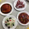 Modelo de Comida, Pratos Simulados, Modelos de Comida, Amostras de Comida Falsa, Adereços para Gravação de Vídeo, Adereços de Comida, Simulação de Comida Falsa
