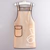 Delantal transparente de TPU con impresión, impermeable y resistente al aceite, ideal para mujeres, para cocina, catering, productos acuáticos, ropa de trabajo lavable para adultos.