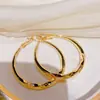 2026 Pendientes de Aro Grandes Dorados Elegantes Más Vendidos, de Alta Gama y con Estilo, Simples y Versátiles, Pendientes de Estilo Lujo Ligero