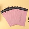Nova bolsa rosa express material espesso plástico auto-adesiva para encomendas embalagem branca para e-commerce à prova d'água embalagem atacado