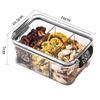 Pote Hermético de Grau Alimentício para Uso Doméstico Combinação Transparente Pote de Armazenamento de Cozinha Grãos Cereais Lanches Produtos Secos Garrafa Caixa de Armazenamento