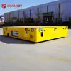 Vehículo Plano Eléctrico Sin Rieles de Transferencia con Cucharón para Hierro y Acero Fundido a Alta Temperatura 40 Toneladas Control Remoto Cruce de Patio de Fábrica Transporte Vehículo Plano Eléctrico