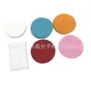 Almohadillas de Algodón de Fibra de Color, Núcleo de Algodón, Almohadillas de Algodón Difusoras Redondas, Fieltro, Accesorios de Almohadillas de Algodón para Colgante de Aromaterapia con Aceites Esenciales