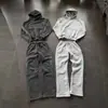 Moletom com Capuz Retrô Americano Personalizado Outono/Inverno Estampado Solto Casual Versátil