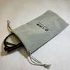 Bolsa de flanela para óculos bolso cinza conjunto embalagem à prova de poeira para óculos de sol ao ar livre fábrica direta nome da empresa imprimível