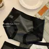 Roupa íntima feminina de algodão de fibra longa de Xinjiang 10A Antibacteriana 100% Algodão Virilha Estendida Cintura Média Renda Costurada Calcinha Feminina 100% Algodão
