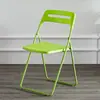 Silla Plegable para Uso en Casa, Silla de Plástico Moderna y de Moda para Fotos, Silla para Dormitorio, Oficina, Reuniones, Capacitación, Exterior con Respaldo, Venta al por Mayor