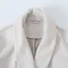 Capa macia elegante com cinto de cor sólida, nova para a primavera de 2026, feminina, transfronteiriça, AliExpress 3046327