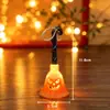 Lámpara de calabaza portátil de Halloween, lámpara de vela electrónica LED, accesorios de decoración para fiestas, lámpara de ambiente, adornos, suministro al por mayor