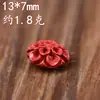 Marca Famosa Areia de Cristal Lótus Alto Polimento Vermelho Cinábrio Areia Flor de Rosa Flor Pequena Acessórios Pulseira Acessórios de Contas Budistas