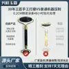 Fabricante Atacadista de Massageador Facial Roller de Jade Estilo Flor com Ranhura Dupla de Pedra Negra Conjunto de Duas Peças