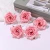 Simulação curling flor rosa casamento flor decoração de parede faça você mesmo cocar acessórios de flores falsas caixa de presente de flores flor decorativa