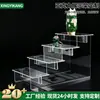 Soporte de Exhibición Acrílico Escalonado de Alta Transparencia para Figuras de Cajas Misteriosas, Estante de Exhibición Escalonado Engrosado, Acrílico Personalizado