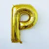 Globos de Letras de 32 pulgadas en Dorado, Plateado, Oro Rosa, Alfabeto Inglés A-Z Globo de Papel de Aluminio Decoración, Venta al por Mayor de Globos Transfronteriza