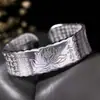 Pulseira Atacado Dragão e Fênix Auspicioso III Flor de Sarja Pulseira Banhada a Prata Feminina Pulseira Peixes Flor de Lótus