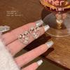 S925 agulha de prata super brilhante diamante completo lindos brincos femininos na moda high-end design de pêssego coração brincos de pérola joias de orelha
