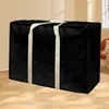 Bolsa de almacenamiento de gran capacidad Daisy, bolsa para empacar mudanzas, engrosada y reforzada, doble cremallera, bolsa portátil para organizar ropa y edredones