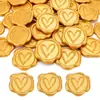 60 piezas de pegatinas variadas de lacre para invitaciones de boda, sobres y sellos de regalo