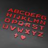Adecuado para fabricantes suministrados directamente letras de lijado de coches pegatinas de coche tridimensionales 3D texto en inglés para lijar pegatinas de coche para lijar