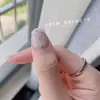 Atacado transfronteiriço cor de geleia transparente de gelo esmalte de unha oleoso sem cozedura sem lascar sem desbotar longa duração branco brilhante cristalino