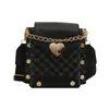 Bolsas para Teléfono Móvil para Mujer, Nuevo Nicho de Moda, Sencilla y Elegante, Bolso Cubo de Hombro, Bolso Cruzado, Bolso Cuadrado Pequeño con Hebilla de Corazón Venta al por Mayor