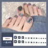 Fábrica de arte para uñas venta caliente uña del pie personalizada uña uña uña uña parche para uñas ultra-delgado desmontable portátil uñas postizas