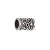 Accesorios transfronterizos DIY de aleación de plata de Xizang tubo recto joyería de plata antigua cuenta espaciadora hebilla de collar hebilla de pulsera hebilla de trenza sucia