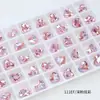Dongzhou Diamante para Unhas 10*8.8mm Coração Geométrico Fundo Pontiagudo Diamante DIY Brincos Joias Diamante Brilhante Decoração de Unhas Diamante