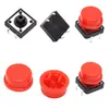 Fornecendo interruptores de botão de pressão táteis 12*12*7.3MM, completos com keycaps A24