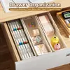 Caja de almacenamiento retráctil para gabinete transfronteriza, separador de cajones, caja organizadora de cocina, cesta de almacenamiento para artículos varios de escritorio, caja de almacenamiento