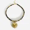Lele Jewelry Concha de Sol Pássaro Corda de Isolamento de Nylon Colar de Aço Inoxidável Não Desbota Estilo Boêmio Litorâneo
