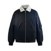 Chaqueta de Trabajo de Algodón con Solapa de Imitación de Lana de Cordero Jack's 2025 Chaqueta de Invierno para Pareja Chaqueta Cálida de Algodón