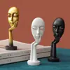 Adornos de Mascarilla Facial Artística Abstracta Mini Creativa Estilo Europeo, Decoraciones para el Hogar Sala de Estar, Manualidades, Regalos