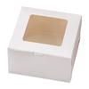Caja para Pastel Vasco de 6 pulgadas 6 pulgadas Caja para Pastel de Queso Cheesecake Caja de Empaque Caja de Empaque para Queso Asado en Roca Pegatina