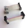 FC-16PIDC2.54 borda vermelha cabo cinza cabo de tela LED cabo de display linha de transmissão de sinal