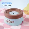 Tigela para Gato com Padrão Xadrez de Bolinhas de Dopamina Cão Dispenser de Água Não Molha a Boca Grande Capacidade Tigela de Água Suspensa Tapete Alimentador Suprimentos para Animais de Estimação