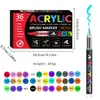 Marcadores Acrílicos Líquidos Directos, Plumas de Graffiti de Colores Apilables, Amplia Gama de Colores, Arte Estudiantil, Plumas de Dibujo con Punta Suave para Manualidades Infantiles