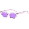 Lentes de Sol del Mismo Estilo de Jennie, Super Cool Retro Negros para Mujer de Moda Forma Cóncava Estilo Callejero Personalizados Gafas de Sol Cat Eye