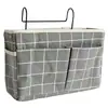 Estante de almacenamiento para mesita de noche, artefacto de almacenamiento para cama superior de dormitorio, cama de estudiante universitario, bolsa para colgar teléfono móvil, canasta colgante de tela para mesita de noche de dormitorio