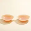 Item popular transfronteiriço: Almofadas de Silicone para Seios Tom de Pele Claro, Sutiã Adesivo Push-Up e Lift-Up Sem Costura e Invisível, Protetores de Mamilo Finos Antiderrapantes e Anti-Exposição