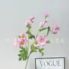 Flor artificial rosa flor de boda diseño de sala de bodas guía de flores para el camino flor interior flor de seda flor artificial exhibición en jarrón fila de flores