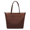 Moda 2025 Nova Bolsa Tote Feminina Simples Bolsa Versátil Bolsa de Ombro Elegante de Tecido Oxford Bolsa Pequena de Axila