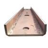 Doblado de Lámina Personalizado Placa de Acero de 10 mm Ranura en U Soldadura y Procesamiento Doblado de Placa de Acero de 10 mm Ranura para Vidrio