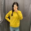 Roupas Japonesas Individuais Masculinas e Femininas Outono e Inverno Malha Macia Gola Redonda Jaqueta de Tricô Manga Longa Tricô 469400